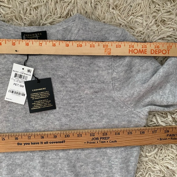 NWT 100% Pure Cashmere charter club luxury cashmere Sweater - Picture 5 of 11